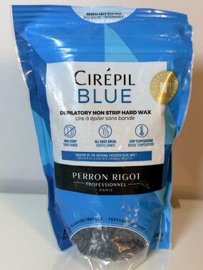 Cirépil Blue Depilatory Non-Strip Hard Wax Blue 14.11 oz bag SEE DESCRIPTION
